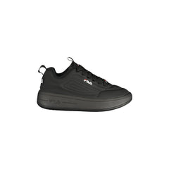 Fila Zapatillas Mujer Negras Deportivas Lazos Logo