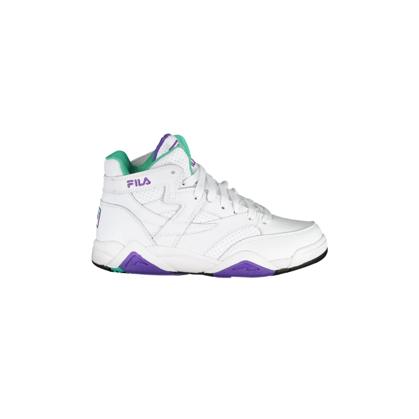 FILA Calzatura Sportiva Donna Bianca Alta con Dettagli a Contrasto Sneakers Bianco - foto prodotto
