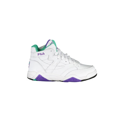 FILA Calzatura Sportiva Donna Bianca Alta con Dettagli a Contrasto Sneakers Bianco - foto prodotto
