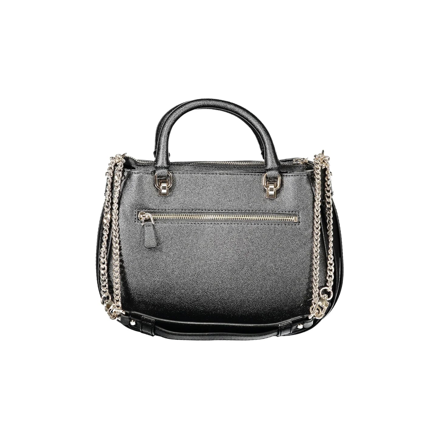 Guess Jeans Borsa a Tracolla Donna Nera Dettagli a Contrasto Borse nero - vista 2