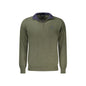 North Sails Maglione Uomo Verde Mezza Zip in Lana e Cachemire Maglie - foto prodotto