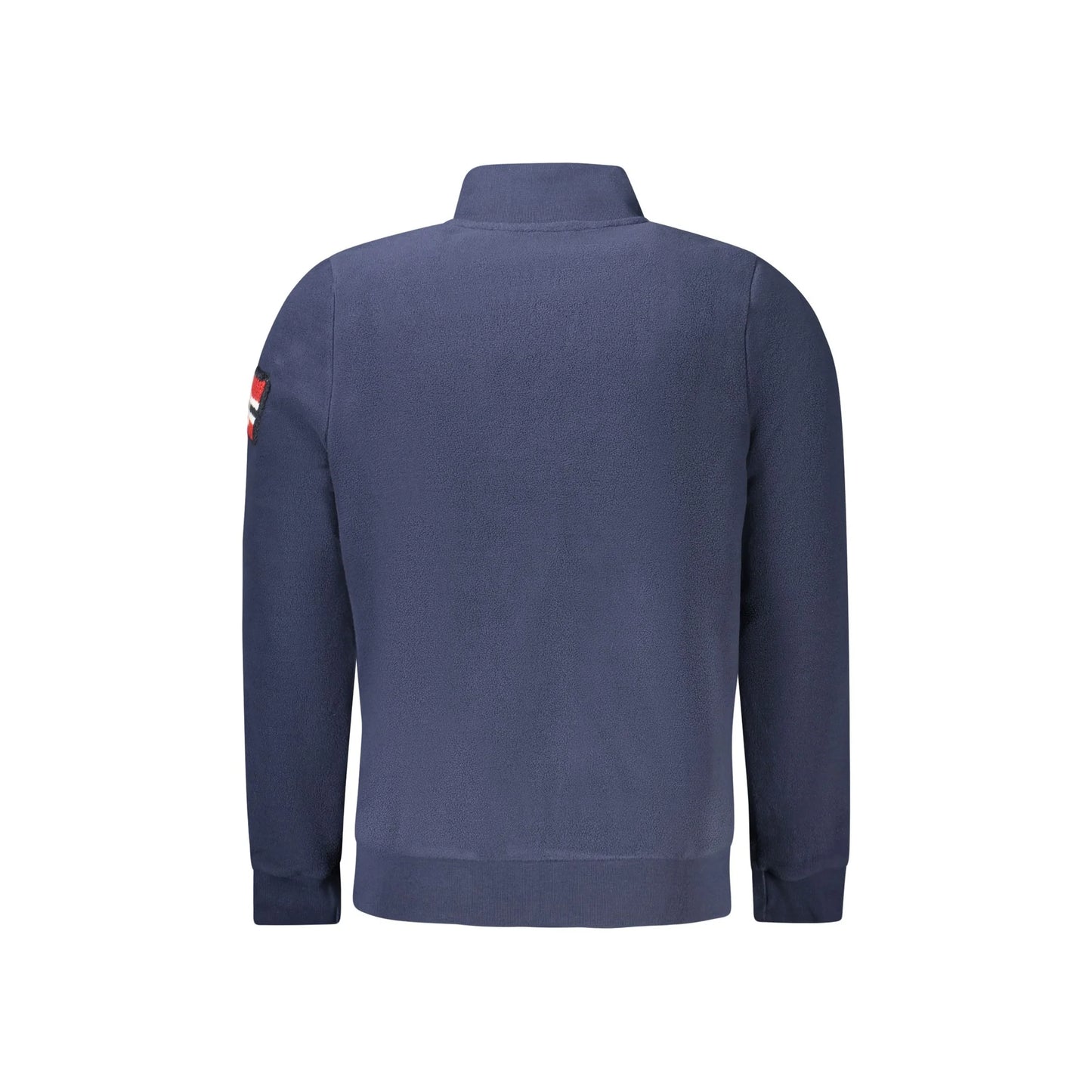 Norway 1963 Felpa Uomo Blu Zip Pile Tasche Ricamo Logo Felpe - vista 2