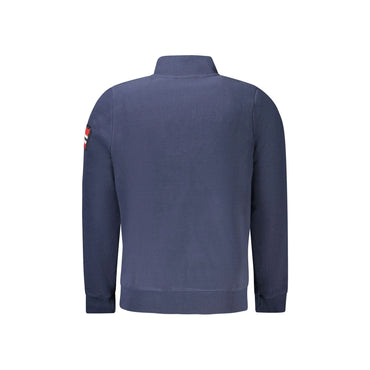 Norway 1963 Felpa Uomo Blu Zip Pile Tasche Ricamo Logo Felpe - vista 2