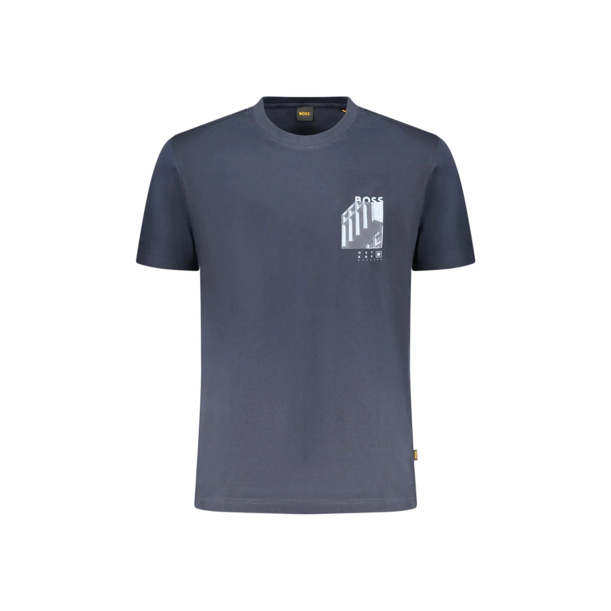 BOSS T-SHIRT MANICHE CORTE UOMO BLU