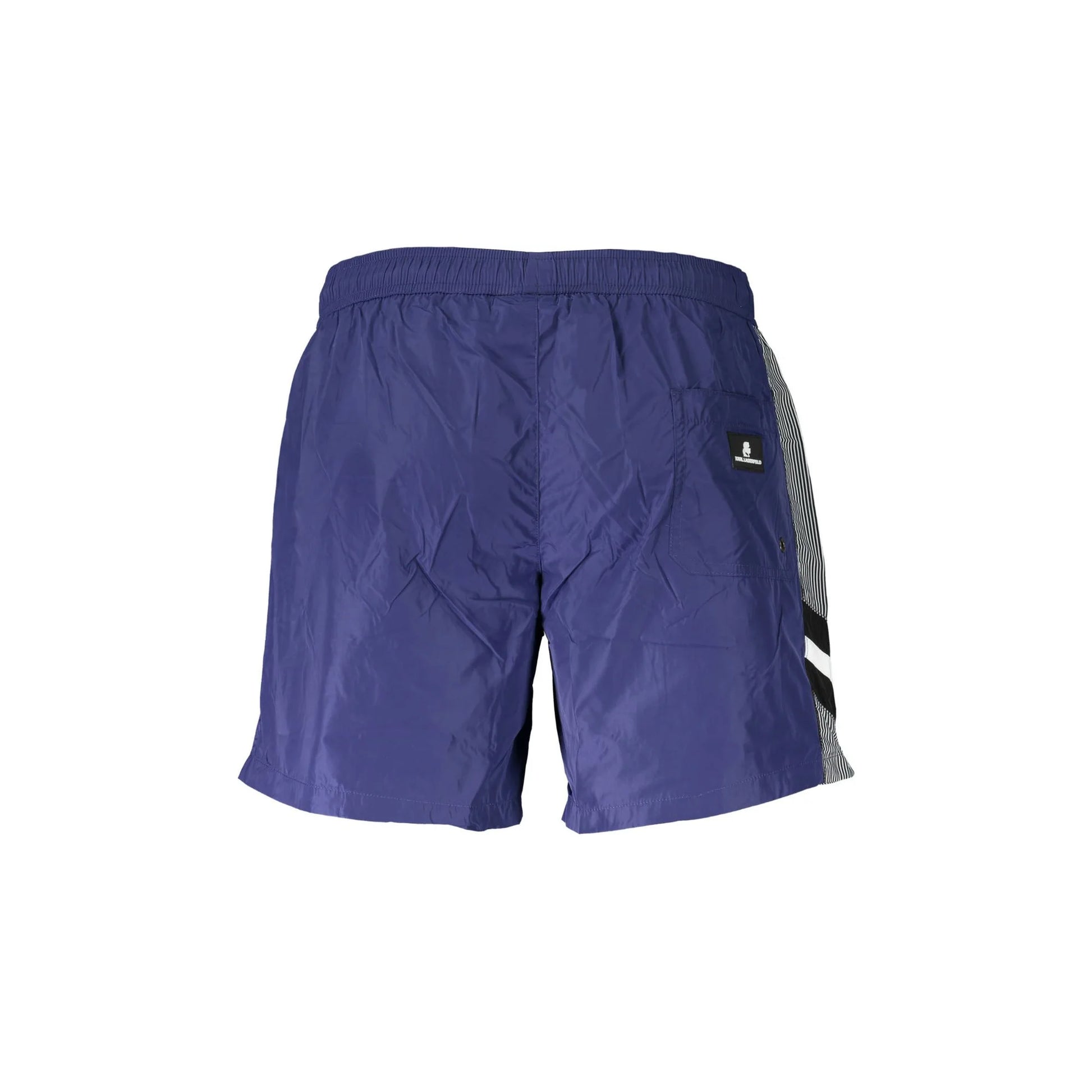 Karl Lagerfeld Beachwear Costume da Mare Uomo Blu Dettagli a Contrasto - vista 2