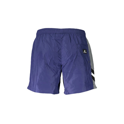 Karl Lagerfeld Beachwear Costume da Mare Uomo Blu Dettagli a Contrasto - vista 2