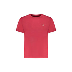 Pepe Jeans T-Shirt Μανίκια Κοντά Ανδρική Κόκκινη Εκτύπωση Λογότυπο