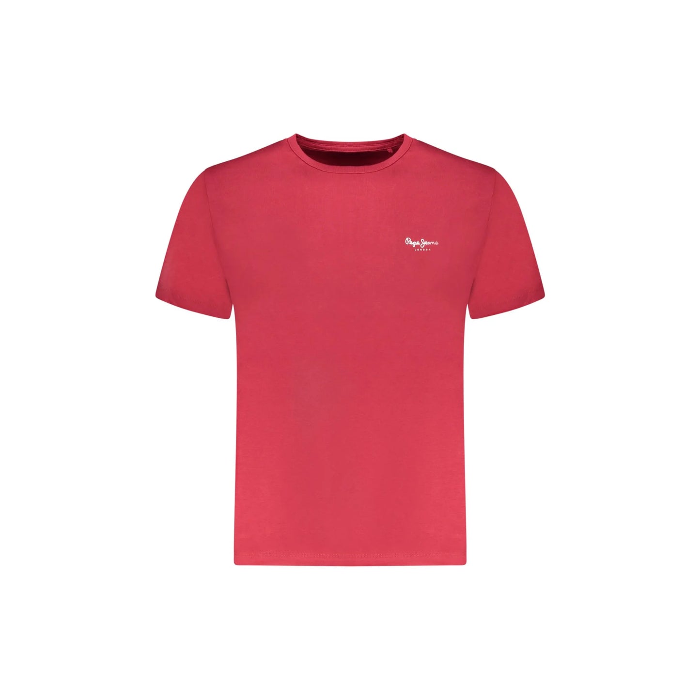 Pepe Jeans T-Shirt Maniche Corte Uomo Rossa Stampa Logo Rosso - foto prodotto