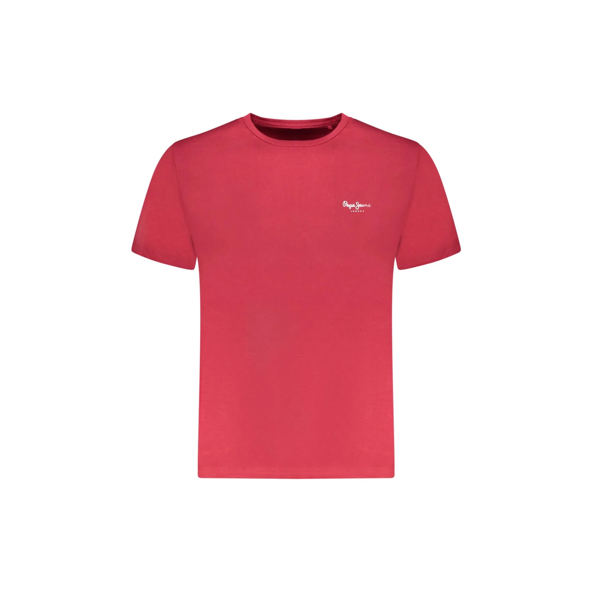 Pepe Jeans T-Shirt Maniche Corte Uomo Rossa Stampa Logo Rosso - foto prodotto