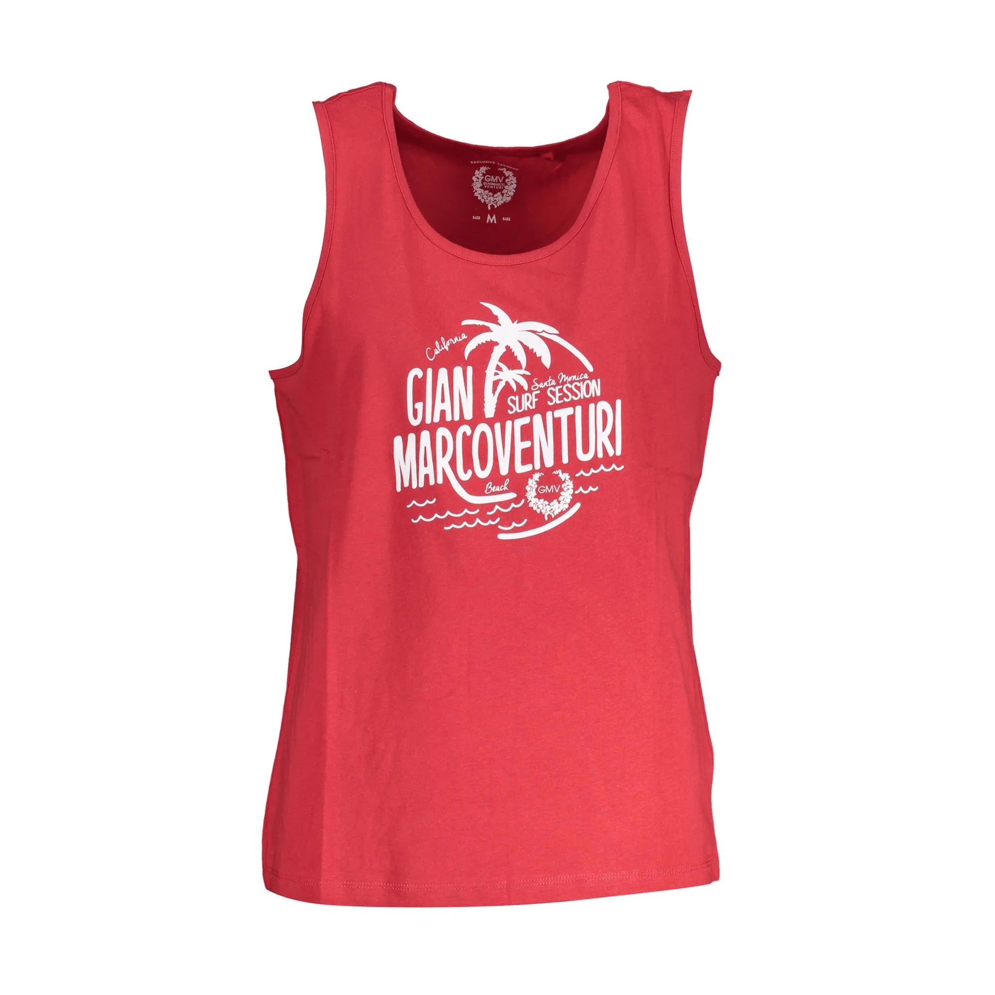 Gian Marco Venturi Canotta Uomo Rossa Stampa Logo Camicie Rosso - foto prodotto