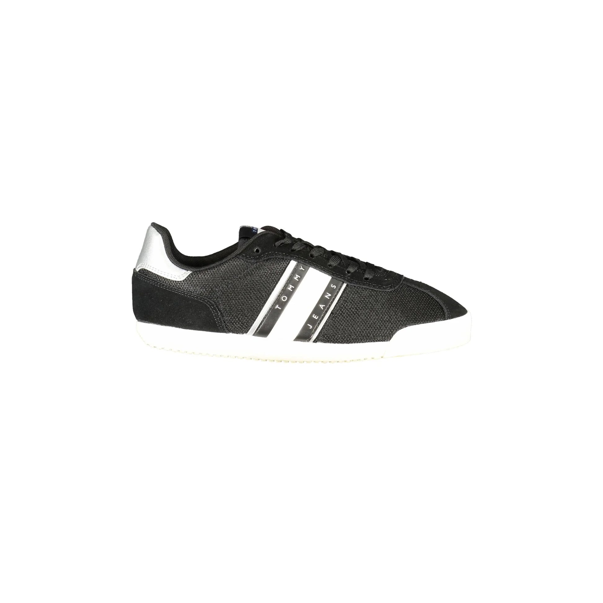TOMMY HILFIGER Scarpe Sneakers Donna Nere con Dettagli a Contrasto Nero - foto prodotto