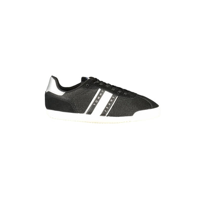 TOMMY HILFIGER Scarpe Sneakers Donna Nere con Dettagli a Contrasto Nero - foto prodotto
