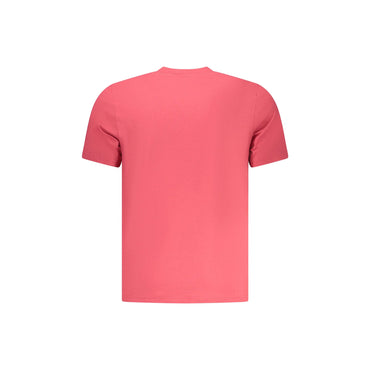 North Sails T-Shirt Uomo Rossa Maniche Corte Applicazione Logo rosso - vista 2