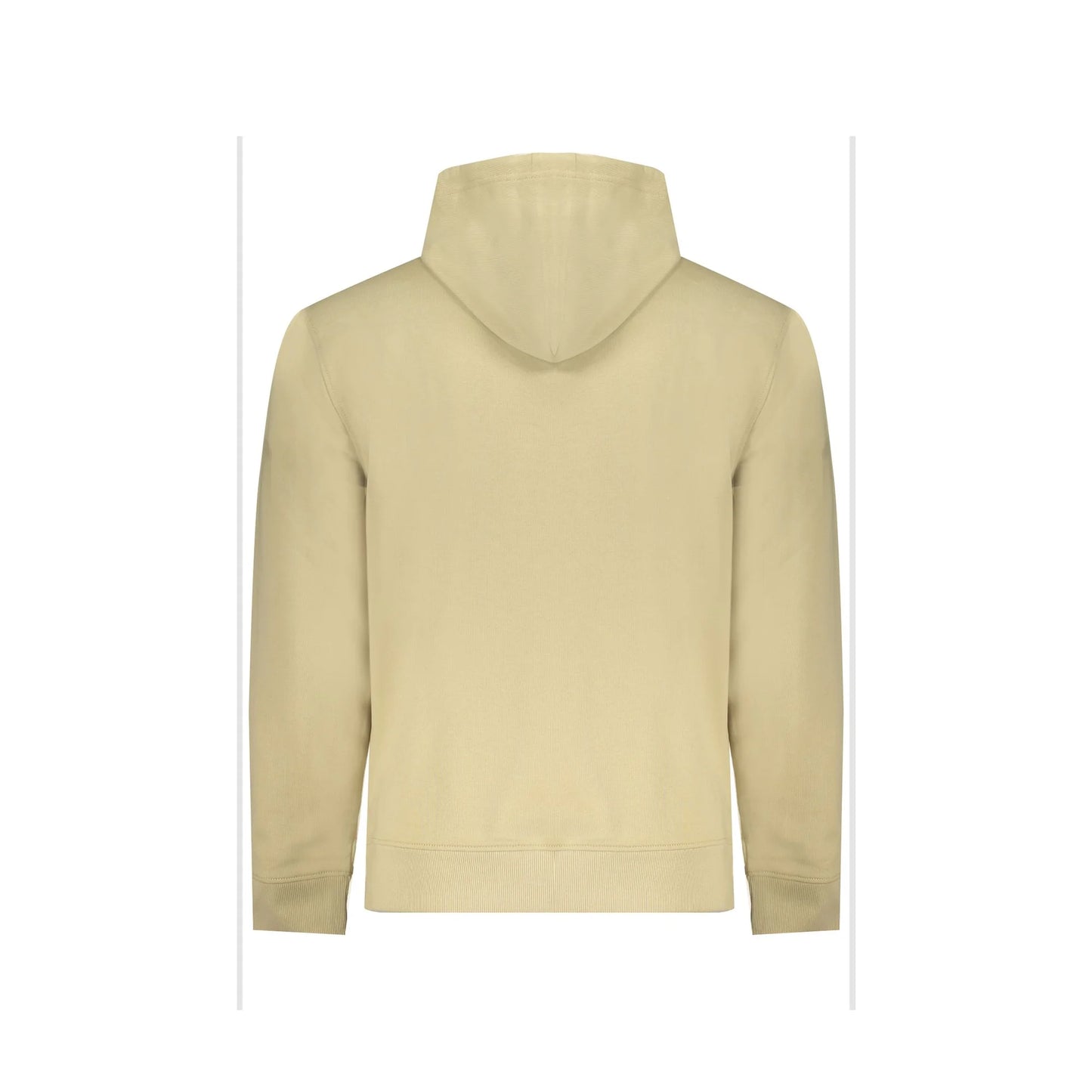 Calvin Klein Felpa Maniche Lunghe Uomo Beige Stampa Logo Felpe - vista 2