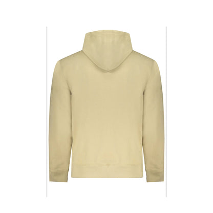 Calvin Klein Felpa Maniche Lunghe Uomo Beige Stampa Logo Felpe - vista 2