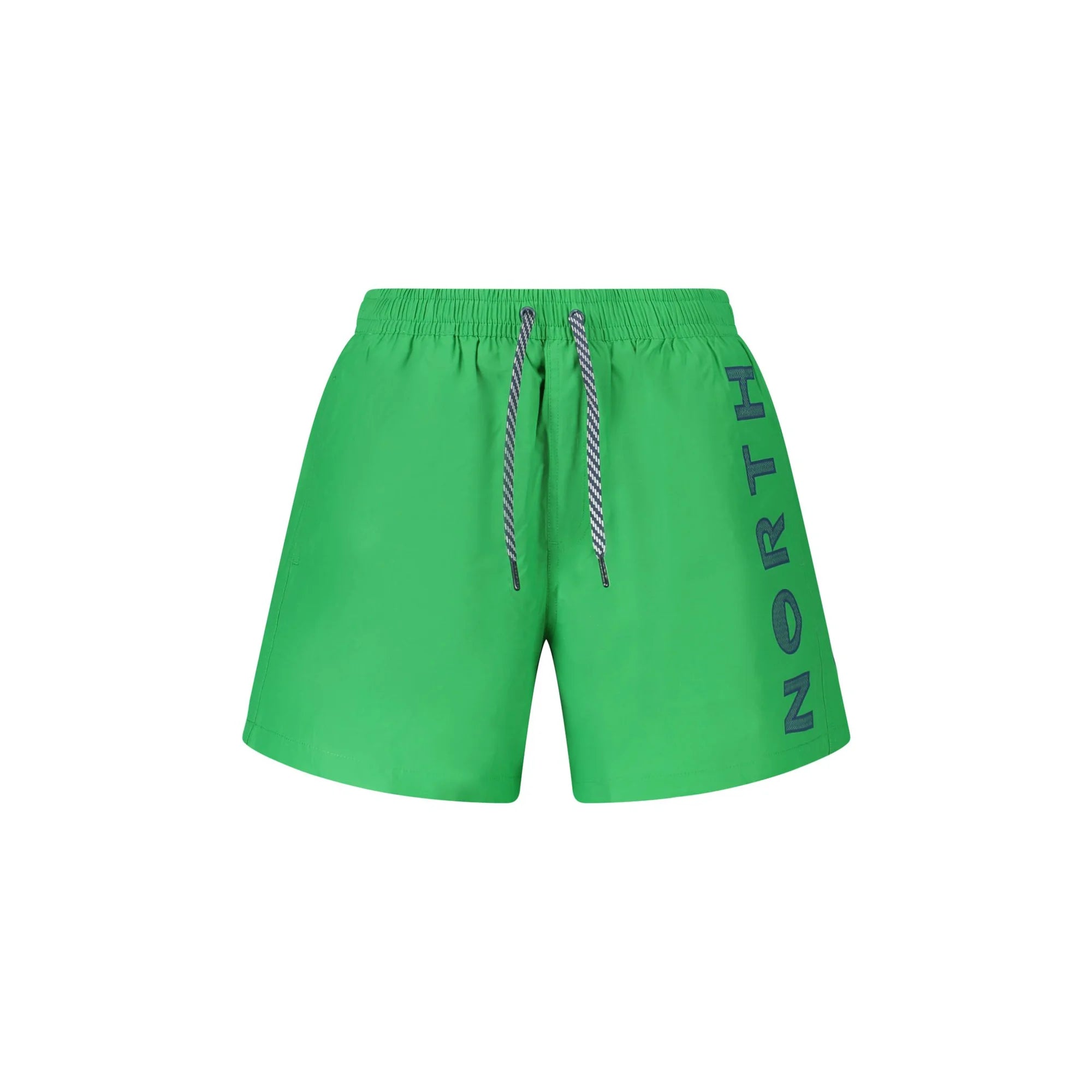 North Sails Costume da Mare Uomo Verde Stampa Logo - foto prodotto