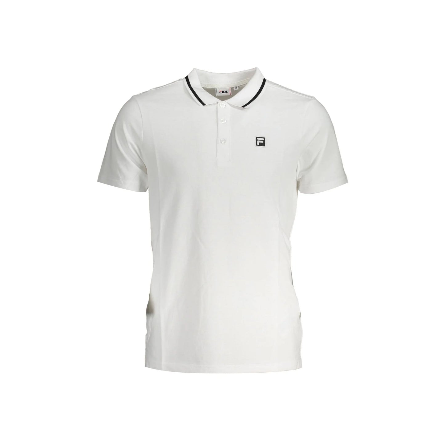 Fila Polo Maniche Corte Uomo Bianca Applicazione Bianco - foto prodotto