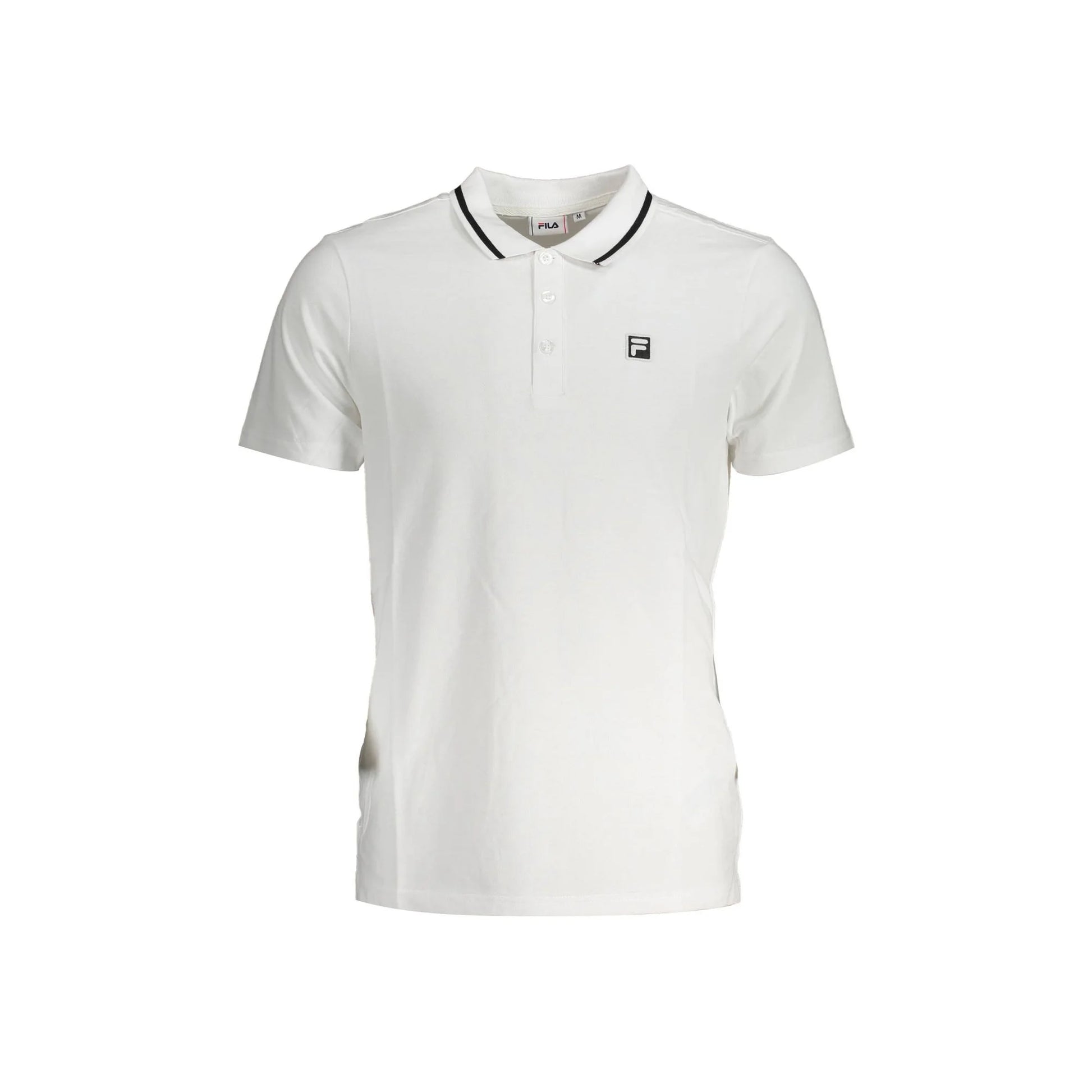 Fila Polo Maniche Corte Uomo Bianca Applicazione Bianco - foto prodotto