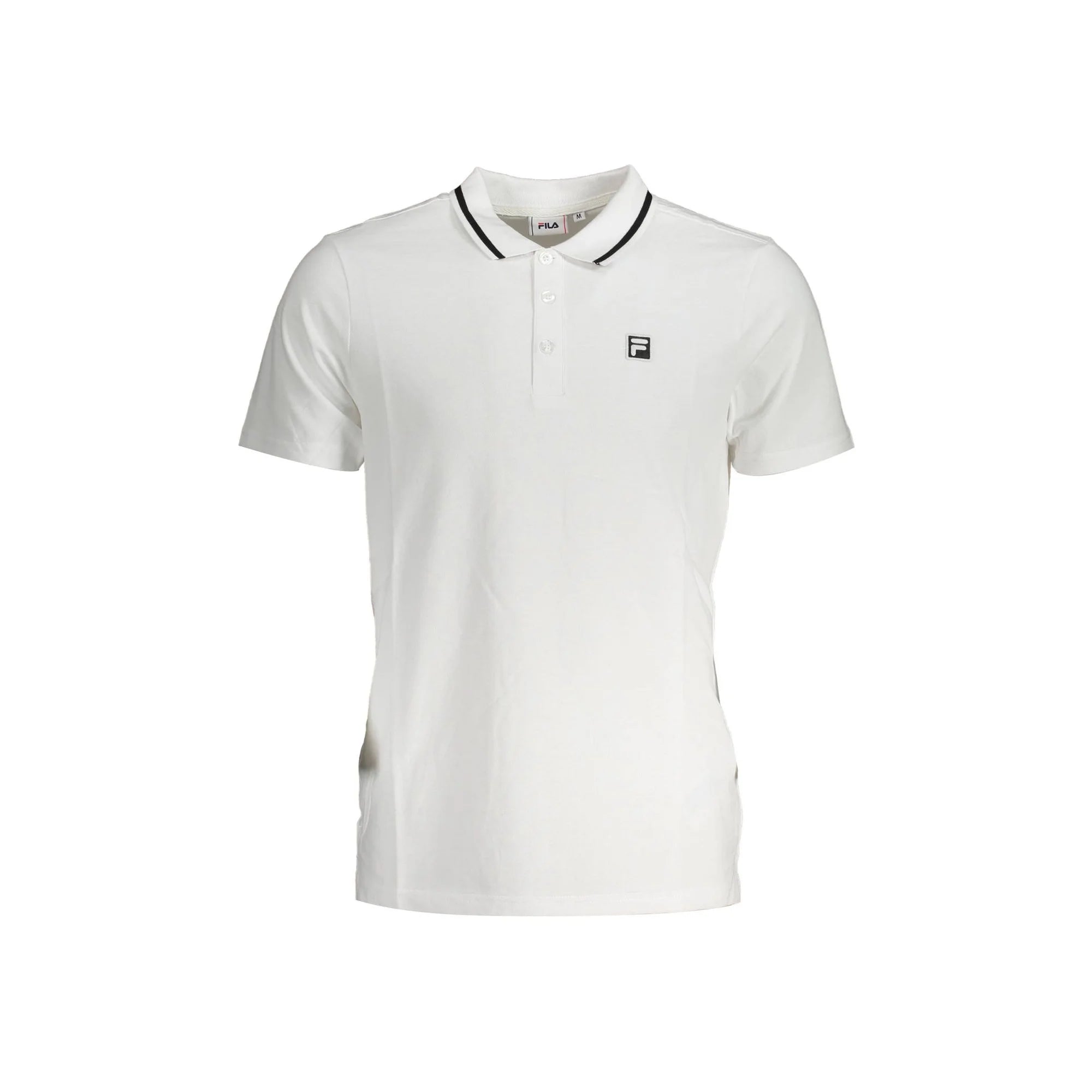Fila Polo Maniche Corte Uomo Bianca Applicazione Bianco - foto prodotto