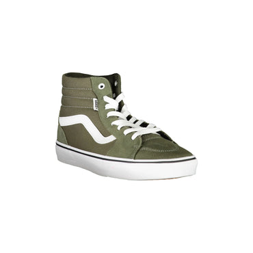 Vans Sneakers Uomo Verde Dettagli a Contrasto - vista 2
