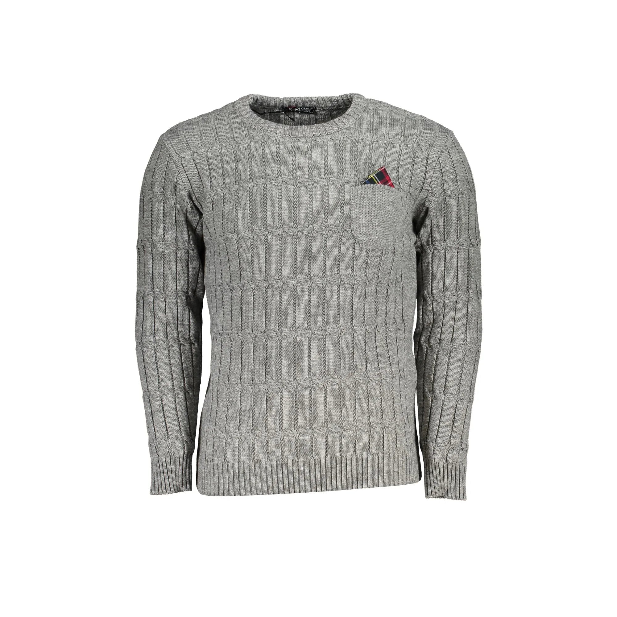 U.S. GRAND POLO MAGLIONE UOMO GRIGIO