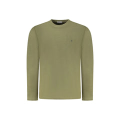 Coveri Moving T-Shirt Maniche Lunghe Uomo Verde Ricamo