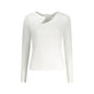 Guess Jeans T-Shirt Maniche Lunghe Donna Bianca Logo Bianco - foto prodotto
