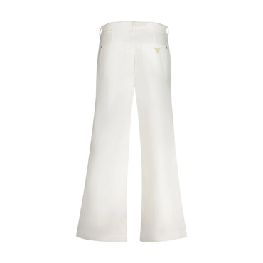 Guess Jeans Donna Bianco Logo - vista 2