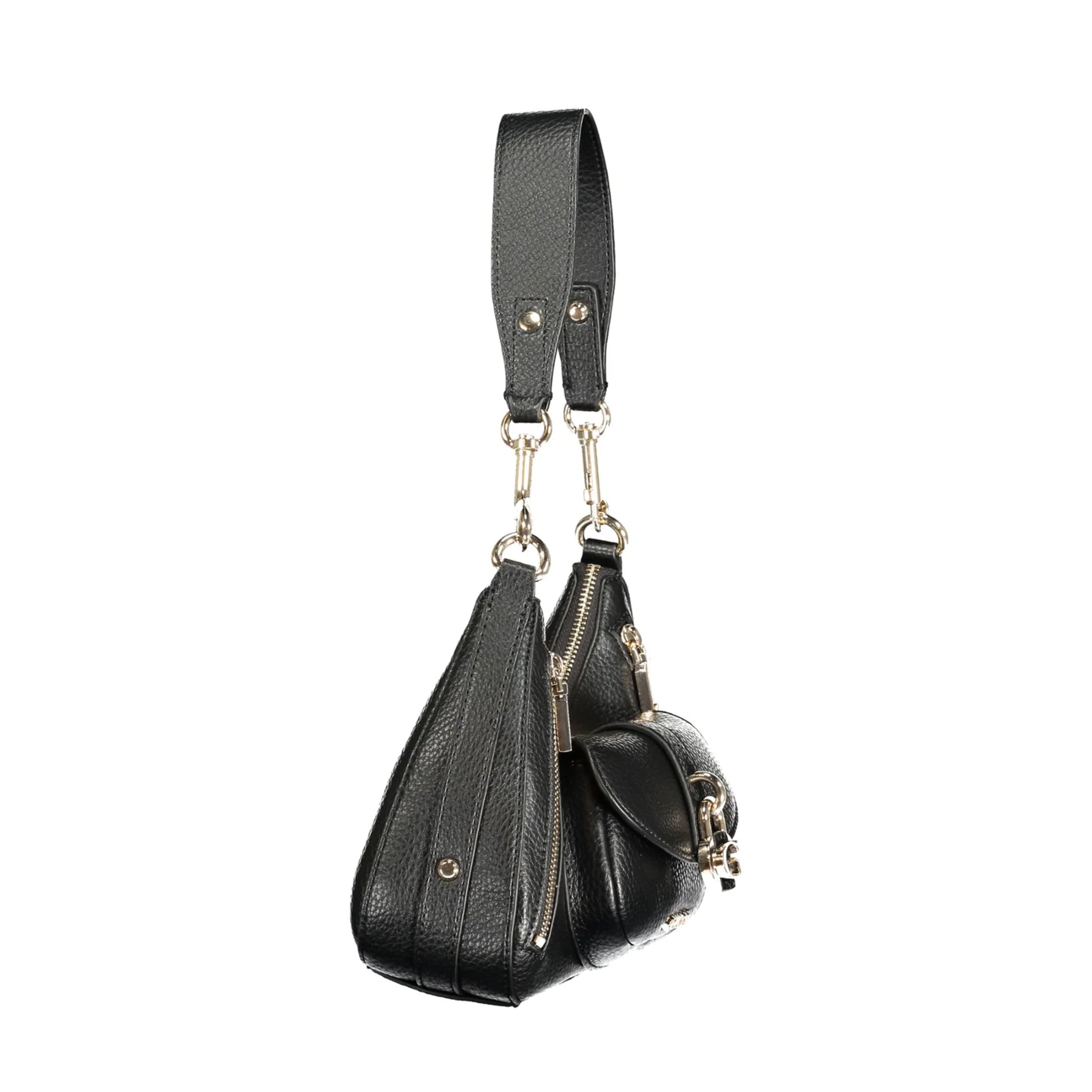 Guess Jeans Borsa a Spalla Donna Nera Logo Borse nero - vista 3
