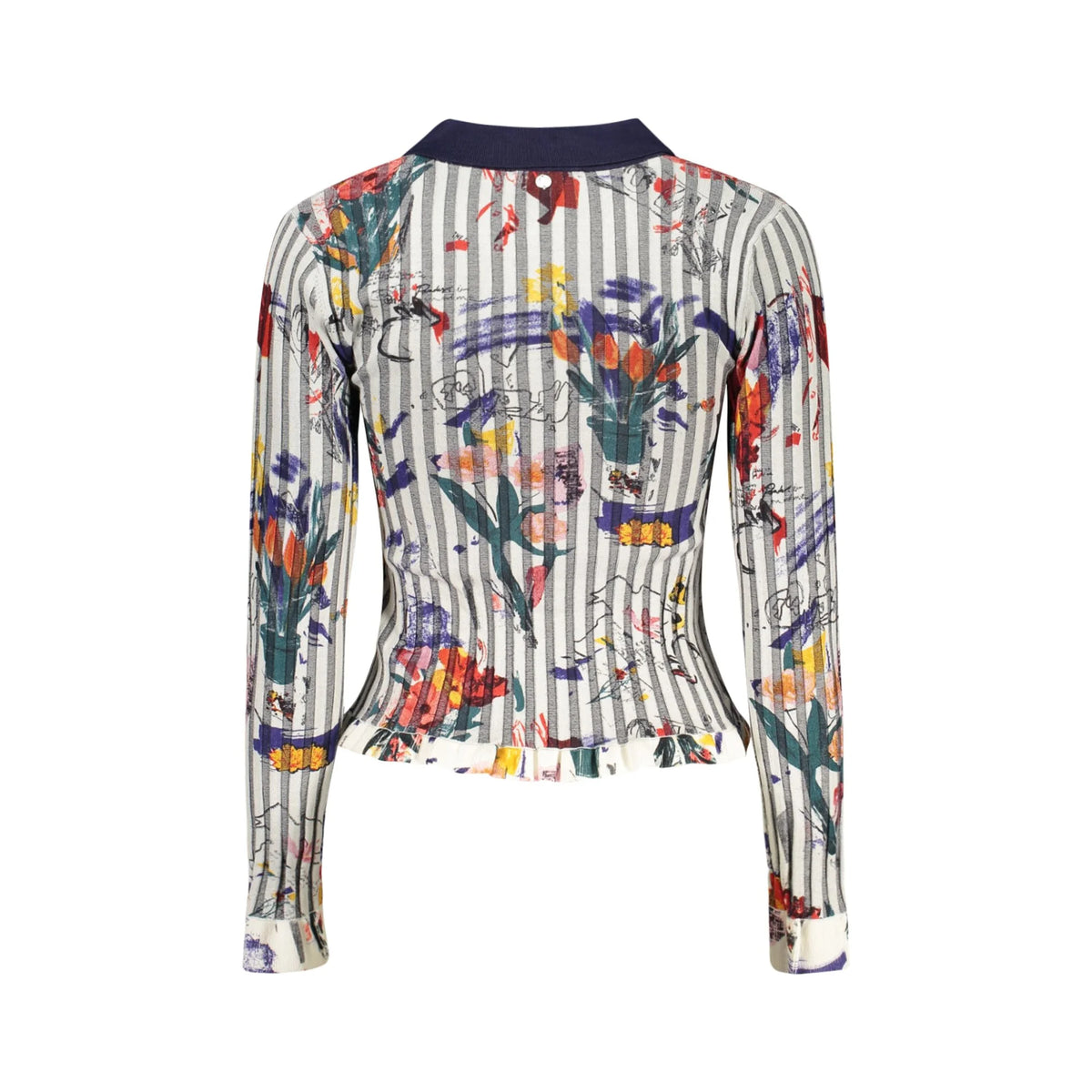 DESIGUAL MAGLIA DONNA BIANCO