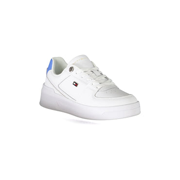 TOMMY HILFIGER Scarpe Sneakers Donna Bianche con Lacci e Logo bianco - vista 2