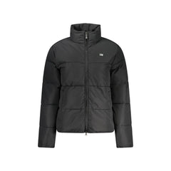 Norway 1963 Giubbotto Donna Nero Dettagli Contrasto Zip Logo