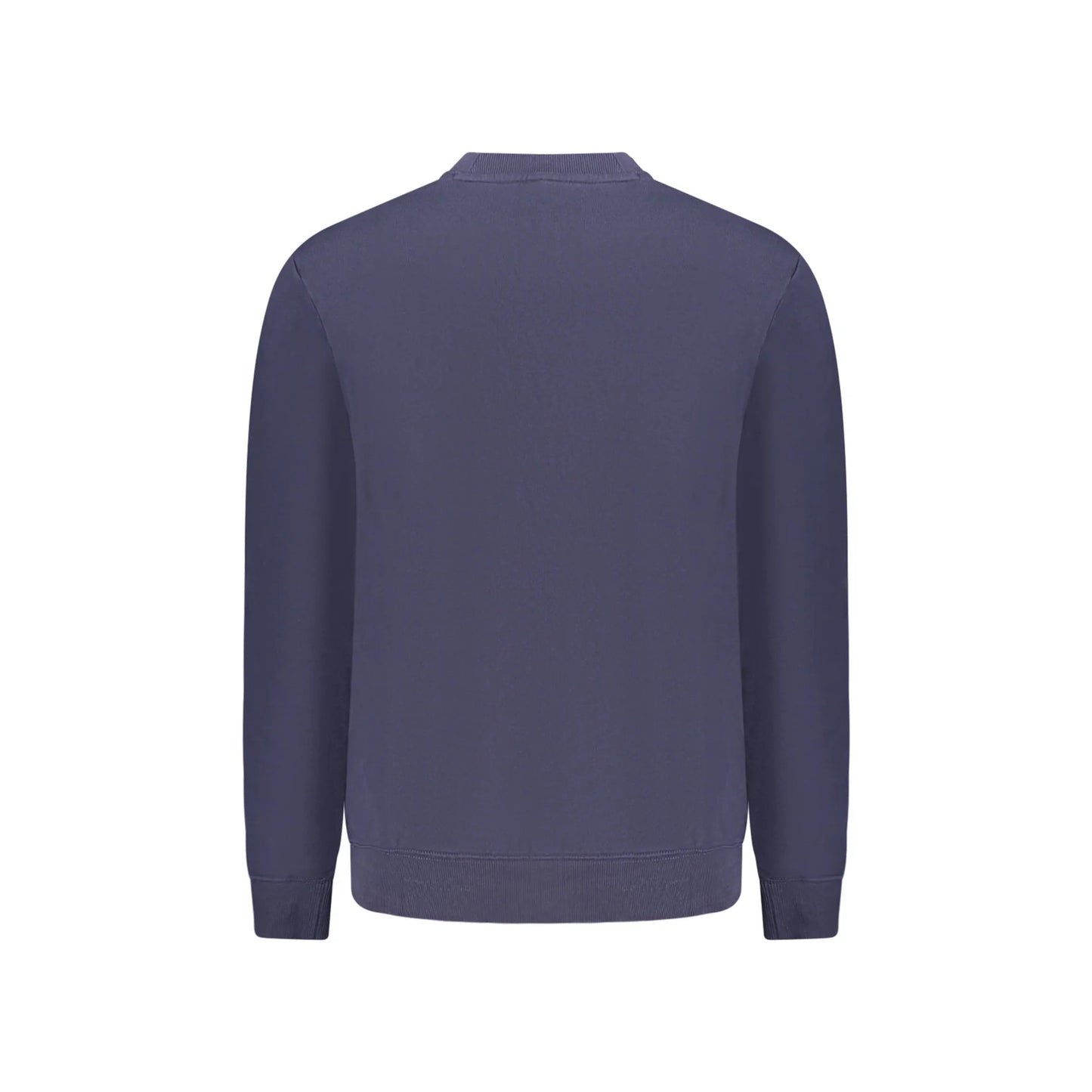 Napapijri Felpa Uomo Blu Girocollo Relaxed Fit Logo Felpe - vista 2