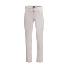 Boss Pantaloni Uomo Grigio Slim Fit con Logo