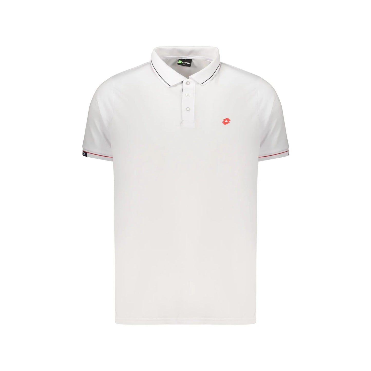 LOTTO POLO MANICHE CORTE UOMO BIANCO