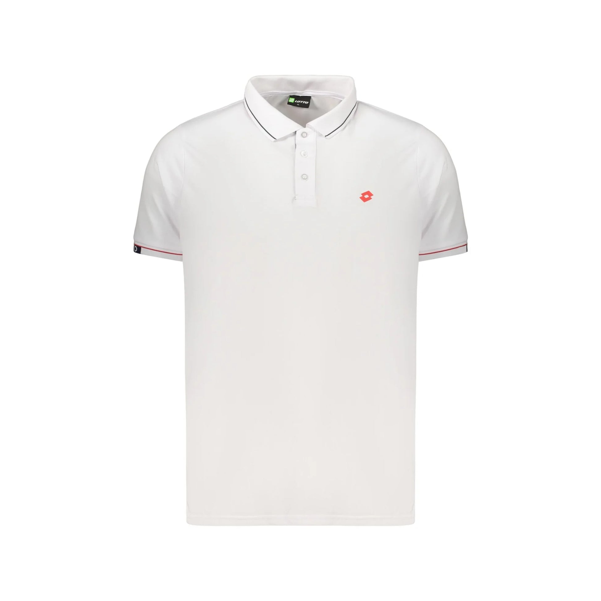 LOTTO POLO MANICHE CORTE UOMO BIANCO