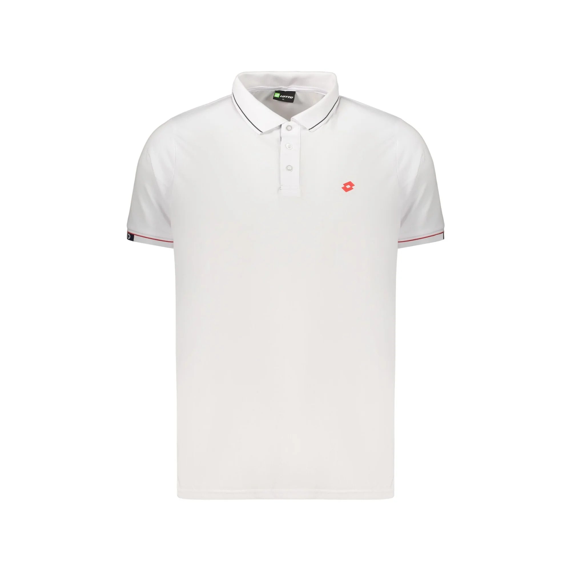 LOTTO POLO MANICHE CORTE UOMO BIANCO