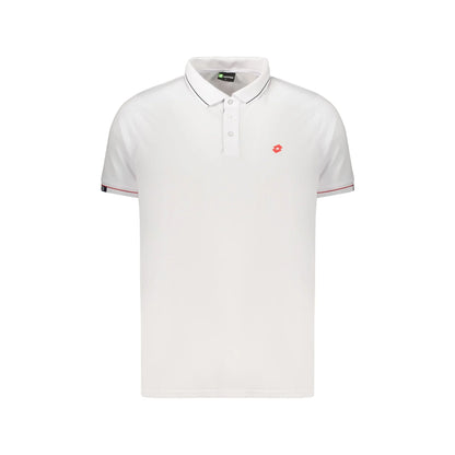 LOTTO POLO MANICHE CORTE UOMO BIANCO