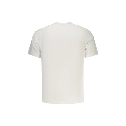 North Sails T-Shirt Uomo Bianca Maniche Corte Stampa Logo bianco - vista 2