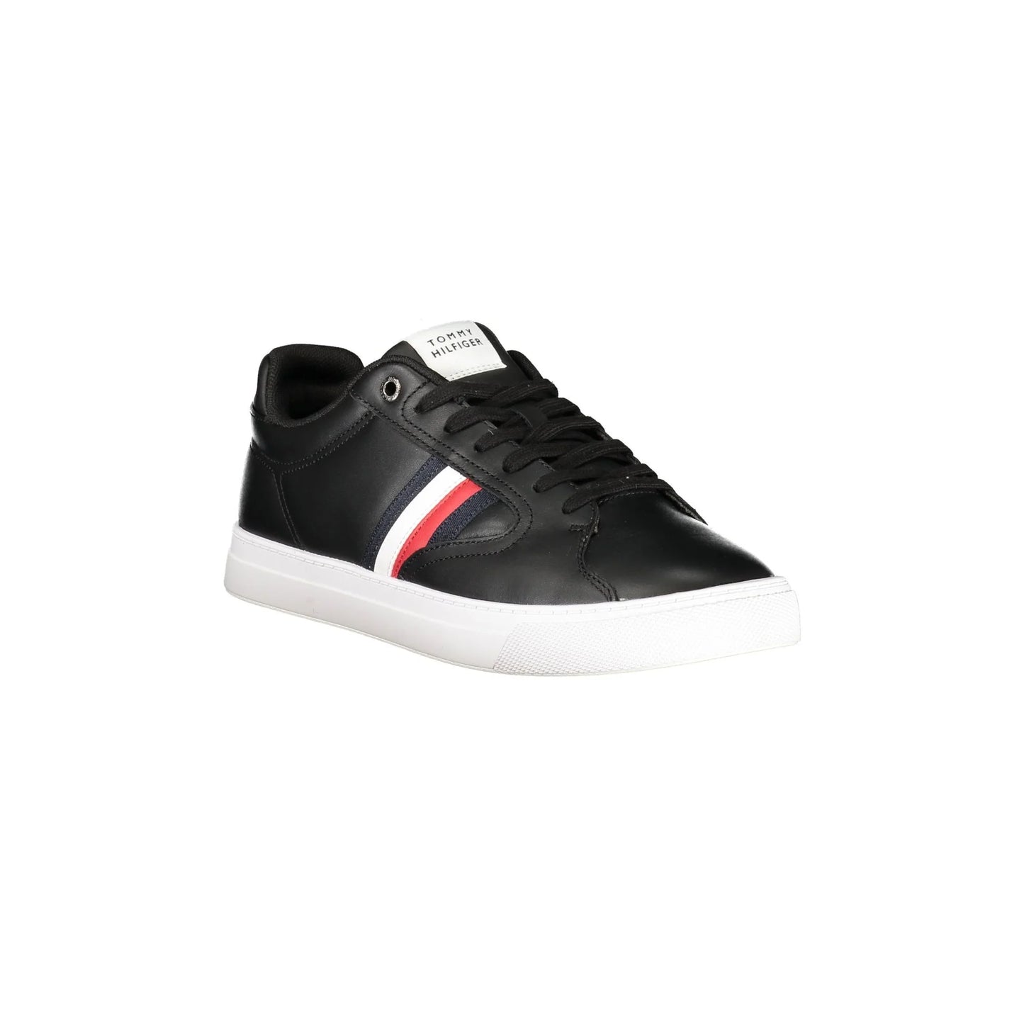 TOMMY HILFIGER Sneakers Uomo Nere con Lacci e Dettagli a Contrasto nero - vista 2