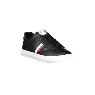 TOMMY HILFIGER Sneakers Uomo Nere con Lacci e Dettagli a Contrasto nero - vista 2