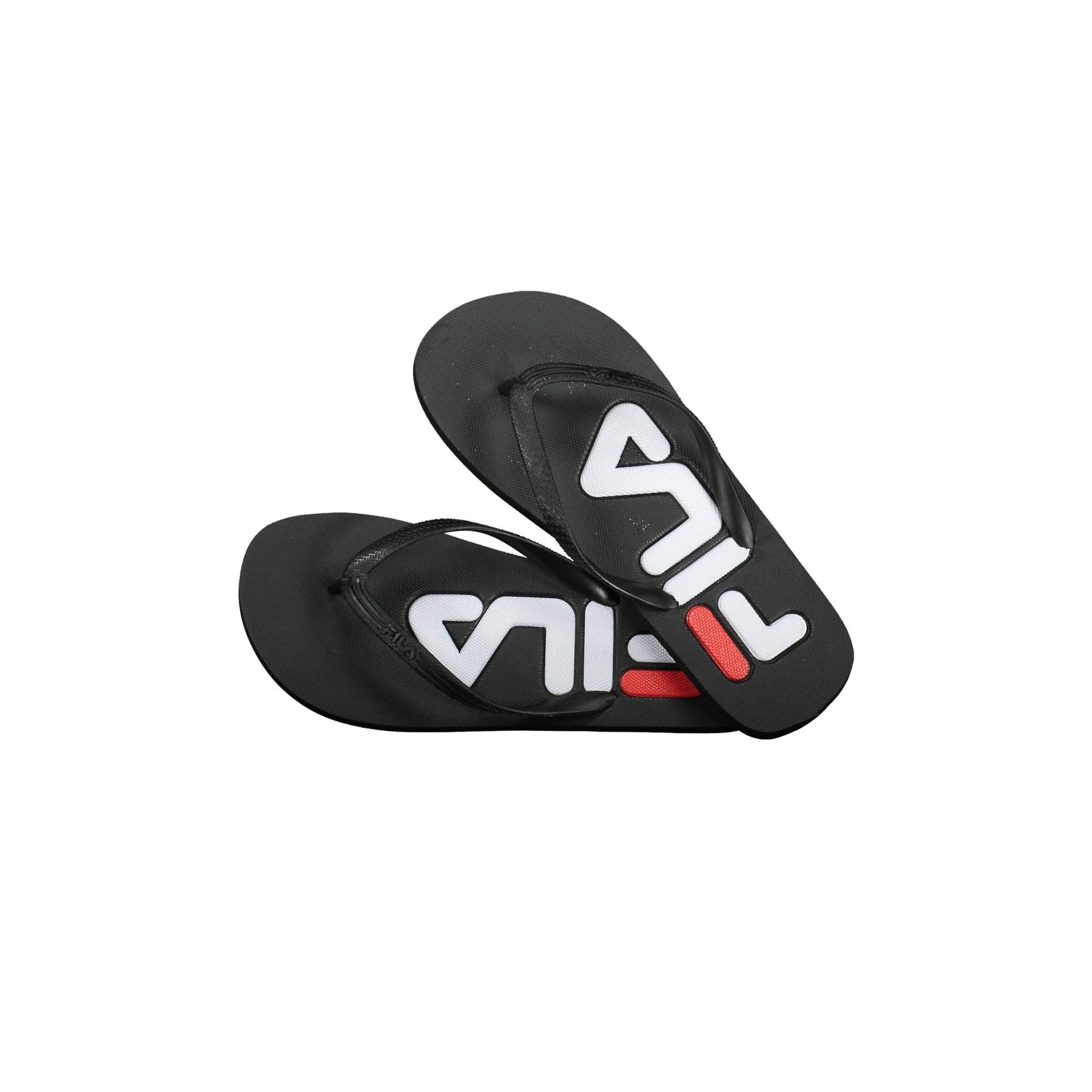 FILA Ciabatte Infradito Donna Nere Troy con Logo Nero - foto prodotto