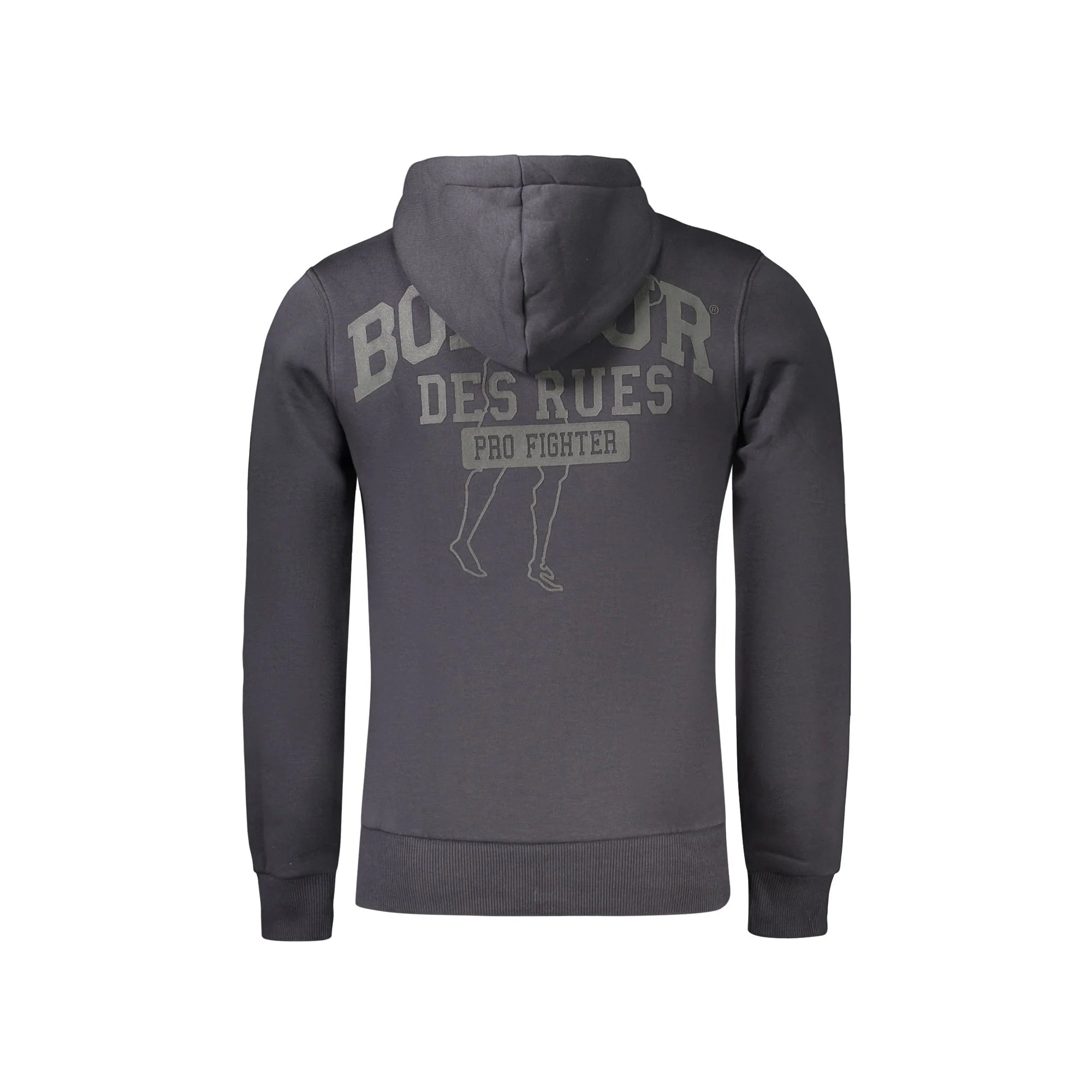 BOXEUR DES RUES FELPA SENZA ZIP UOMO GRIGIO