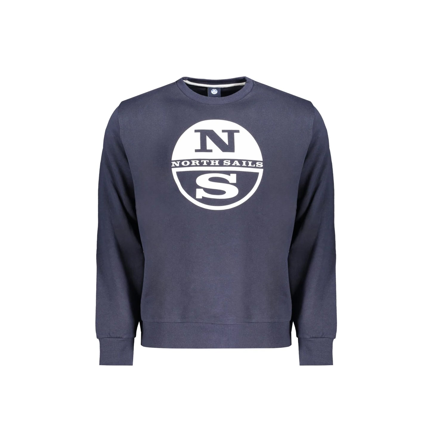 North Sails Felpa Uomo Blu Girocollo con Logo Felpe - foto prodotto