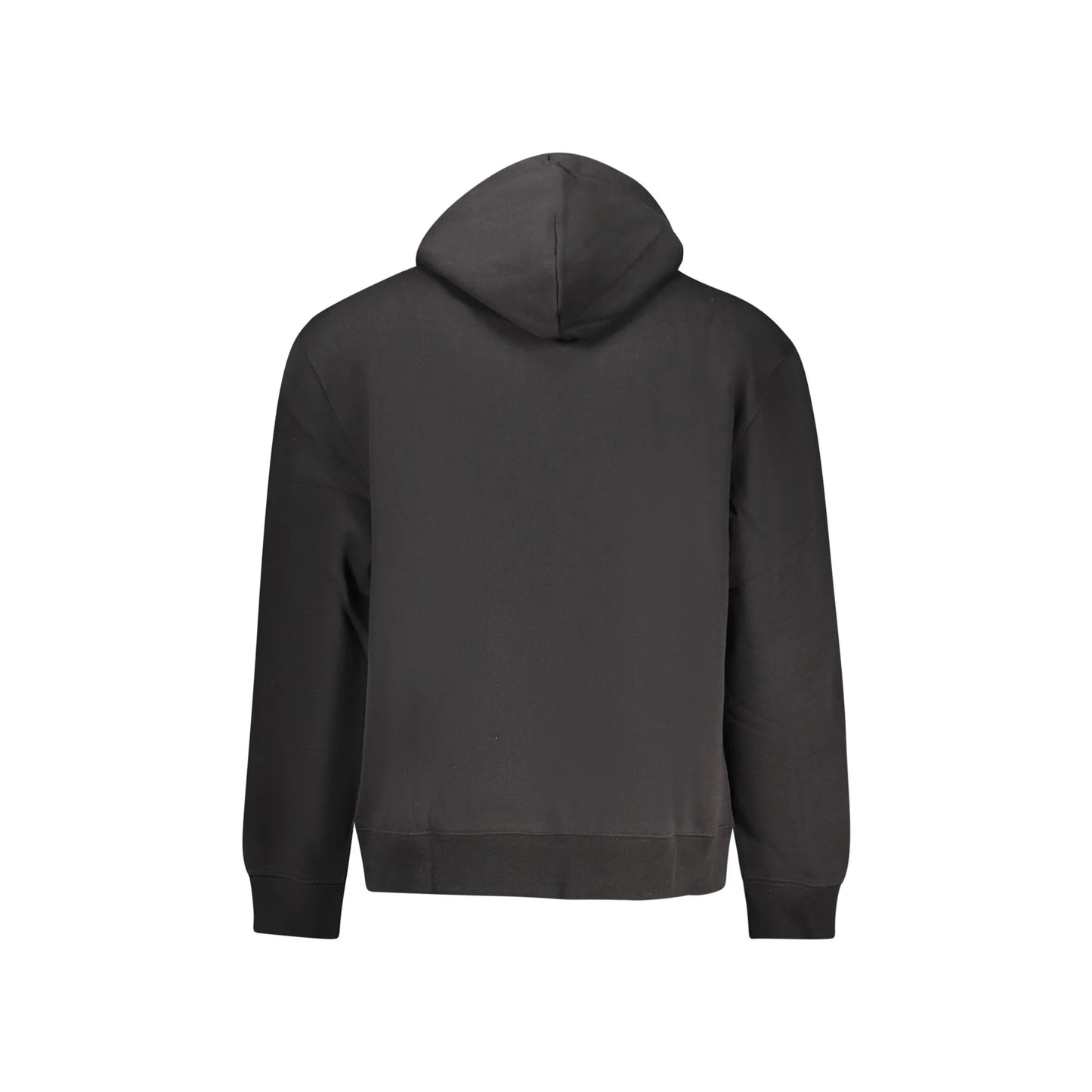 Calvin Klein Felpa Uomo Nera Cappuccio Felpata Logo Felpe nero - vista 2