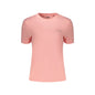 GUESS JEANS T-SHIRT MANICHE CORTE DONNA ROSA