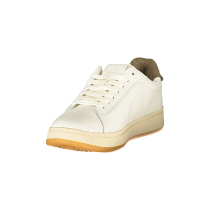 TOMMY HILFIGER Sneakers Donna Bianche con Dettagli Marroni bianco - vista 3