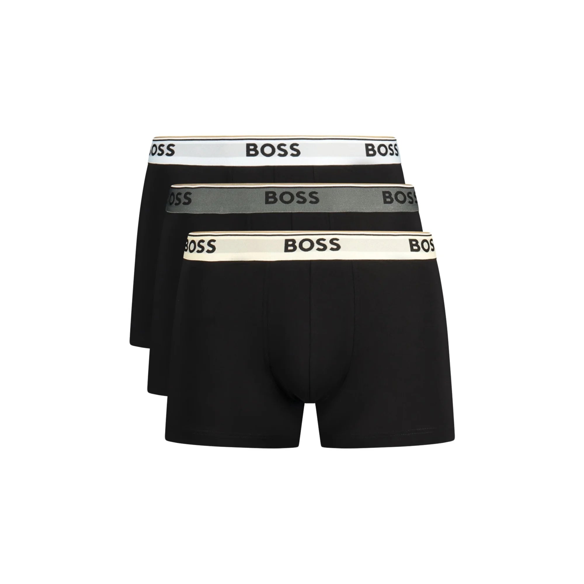 Boss Boxer Uomo Nero Stampa Logo Intimo - foto prodotto