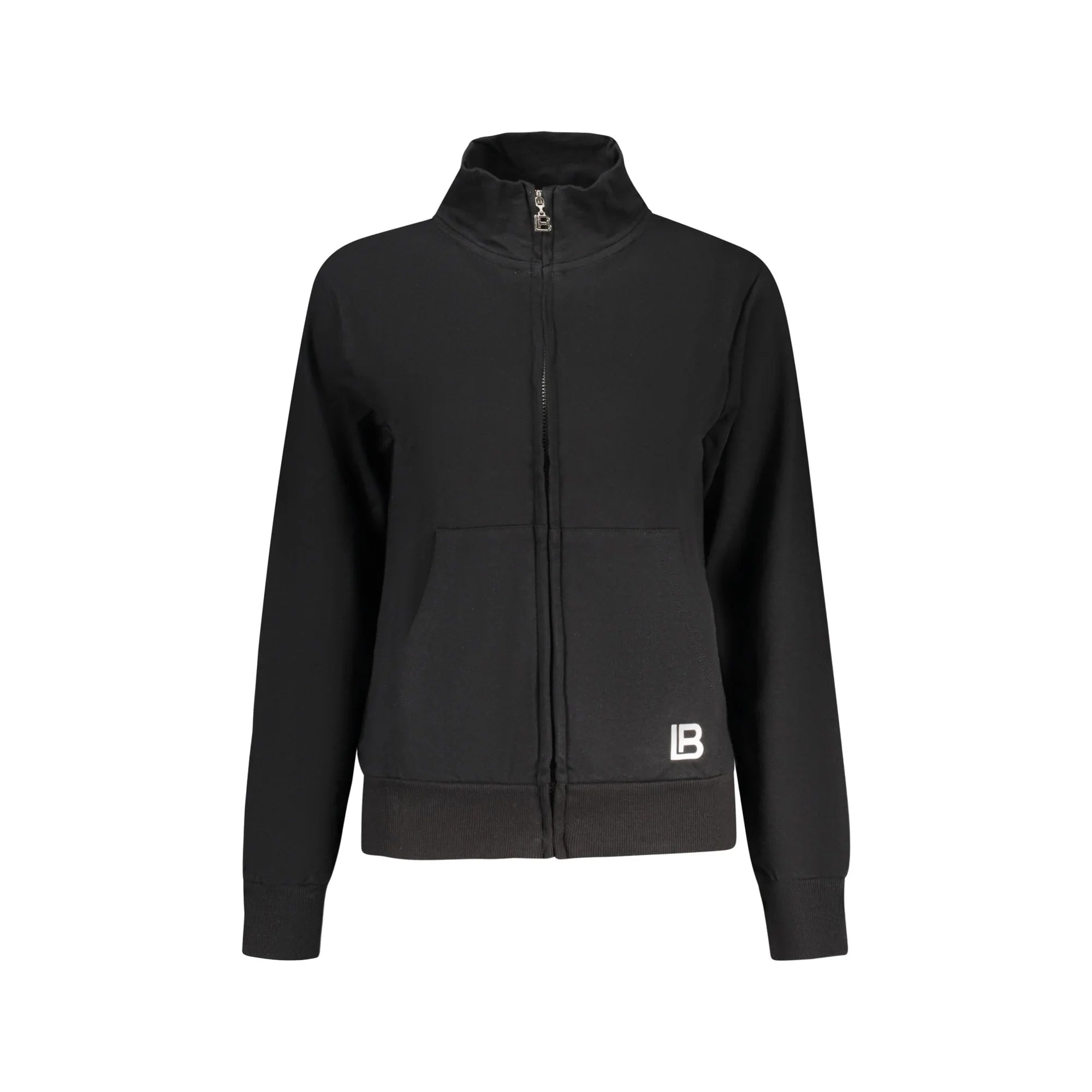 LAURA BIAGIOTTI FELPA CON ZIP DONNA NERO