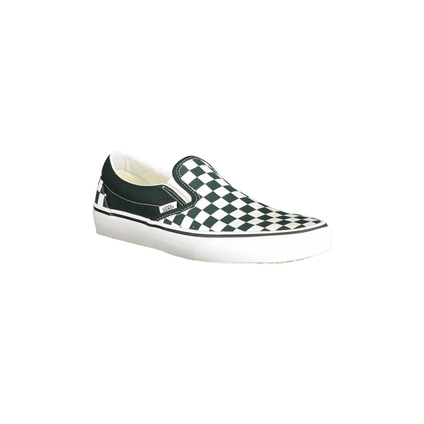 VANS Scarpe Slip-On Uomo Nere a Scacchi con Logo Sneakers nero - vista 2